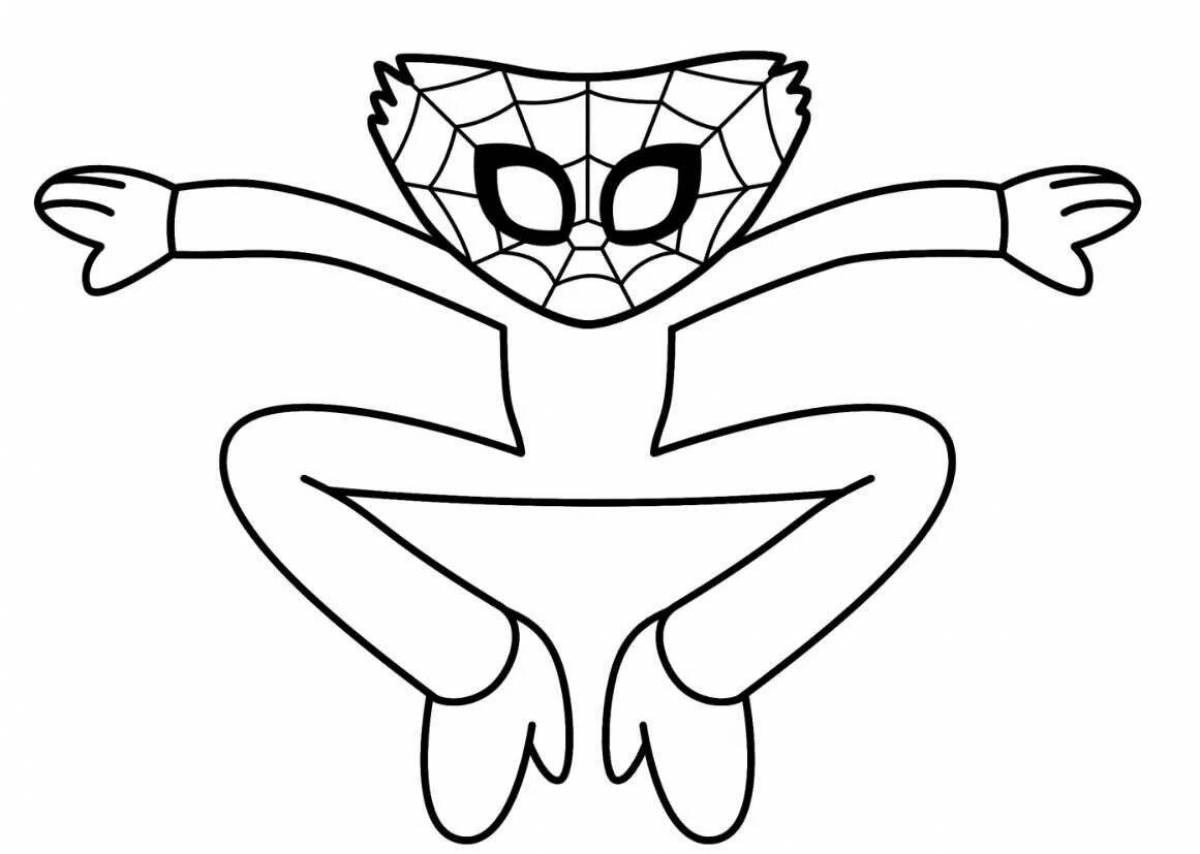 Vagy witch blooming coloring page