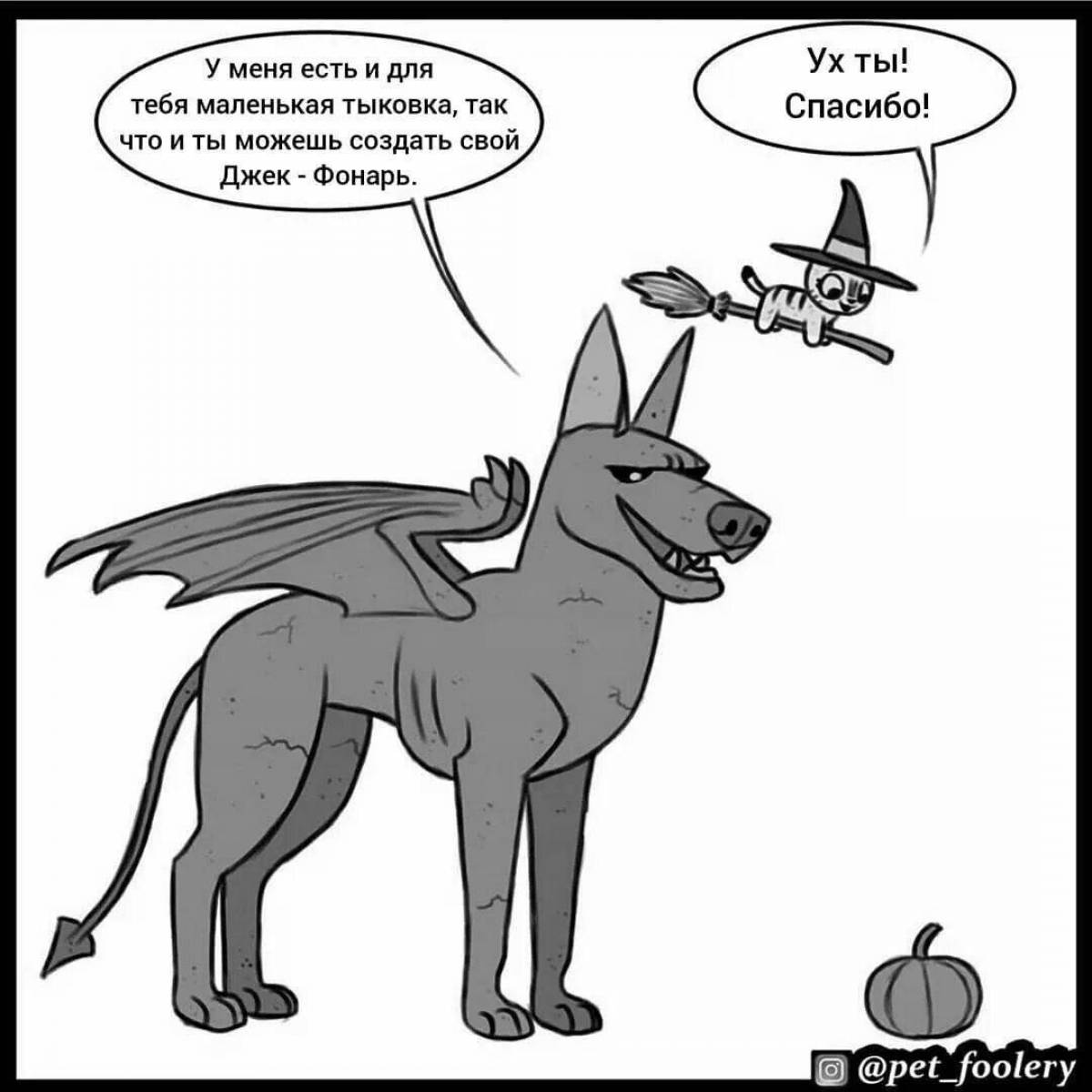 Violent pixie and brutus coloring book