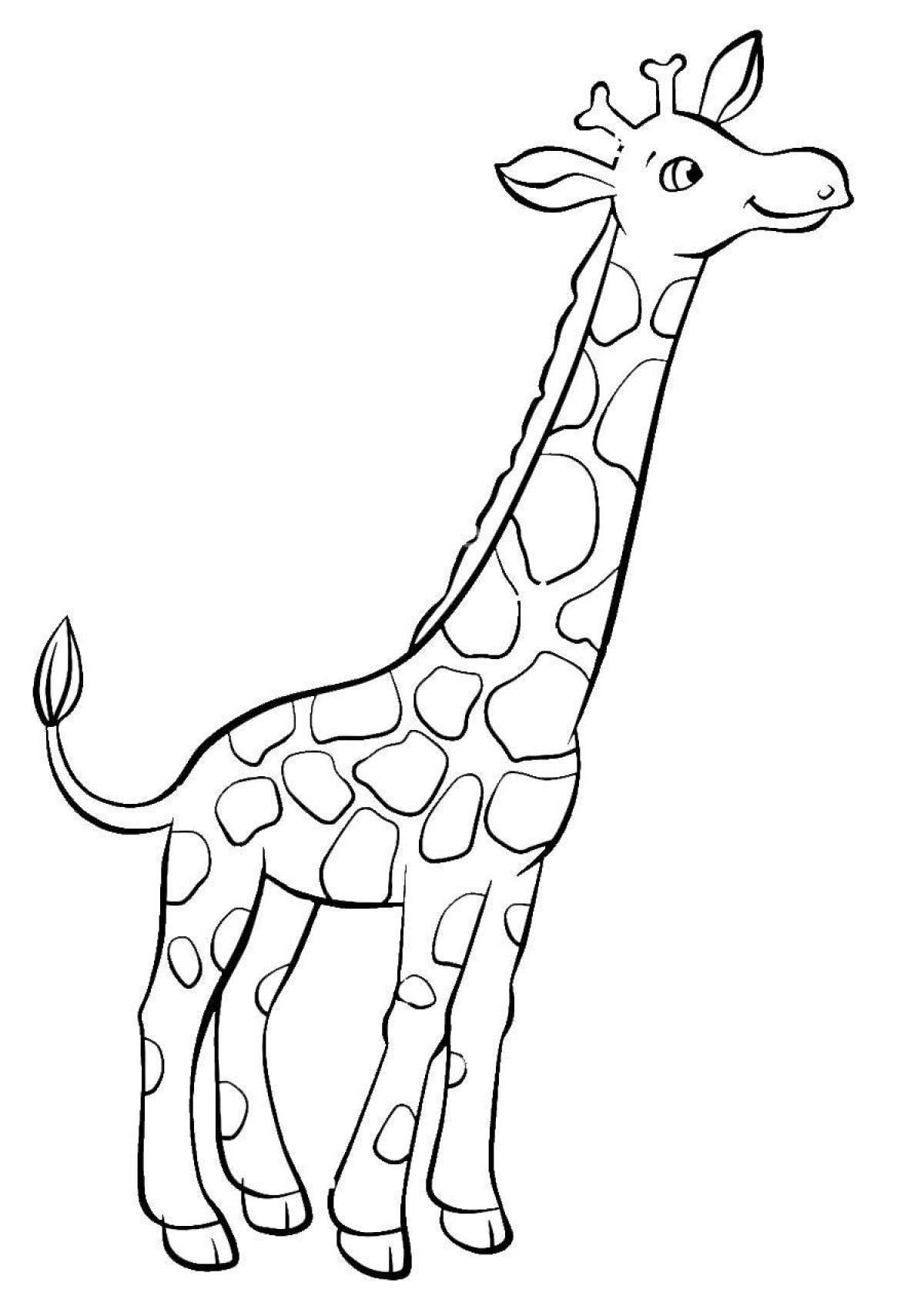 Great coloring giraffe