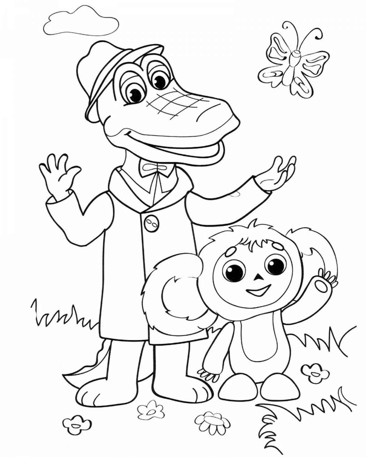 Cheburashka and crocodile #5