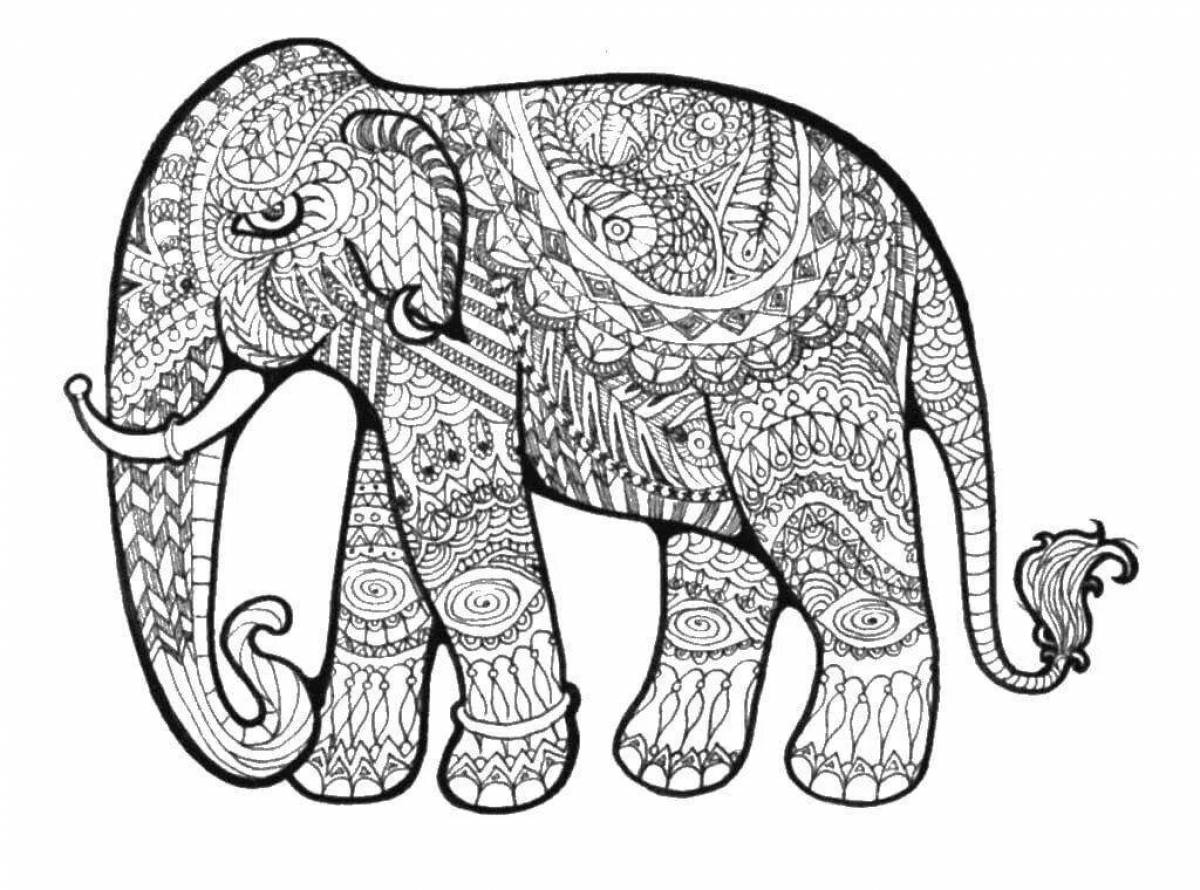 Adorable animal coloring book