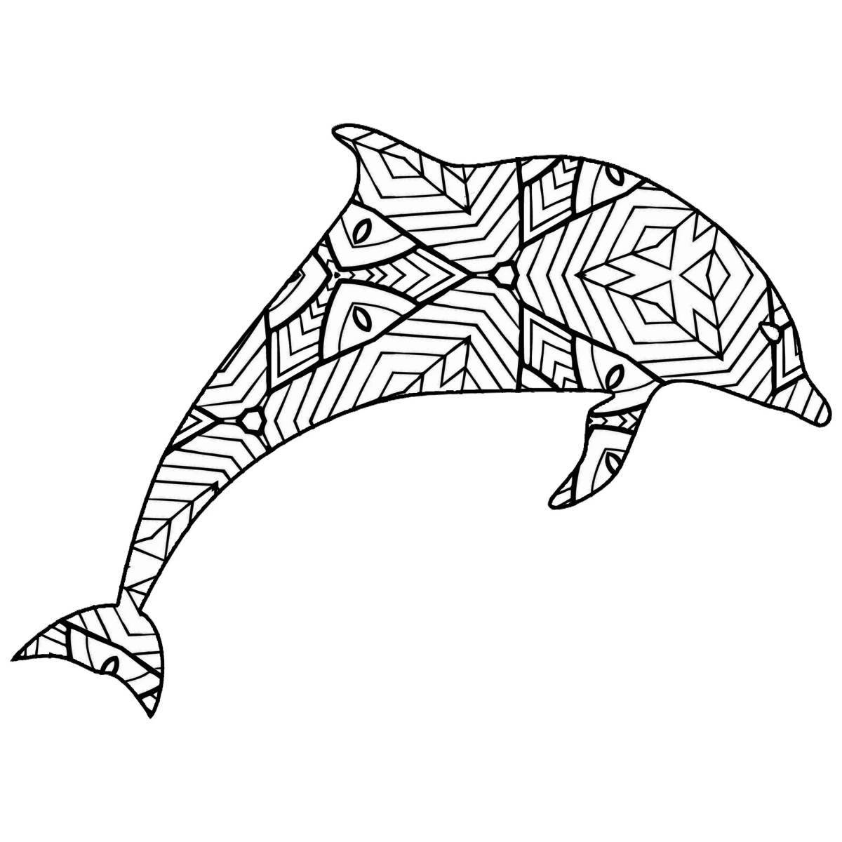 Creative patterned animal coloring book