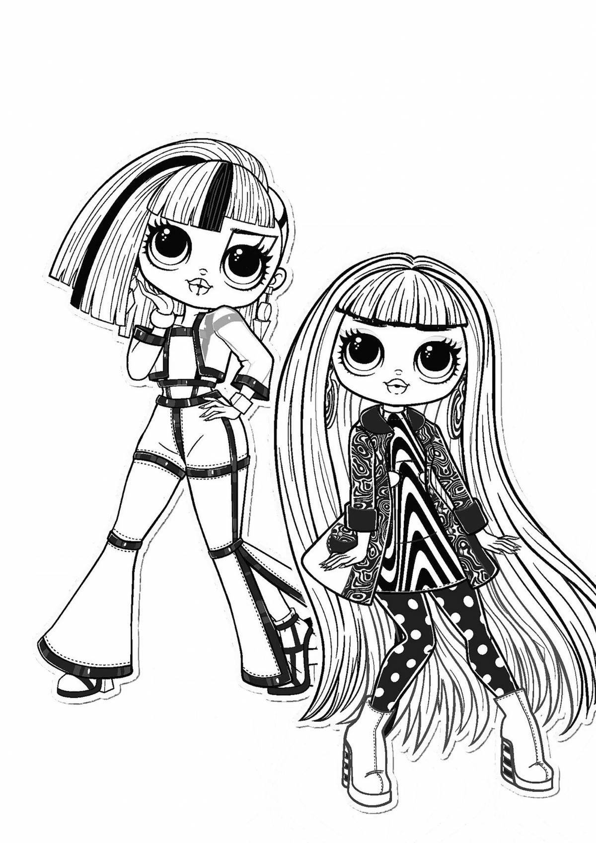 Colorful coloring lol older sisters