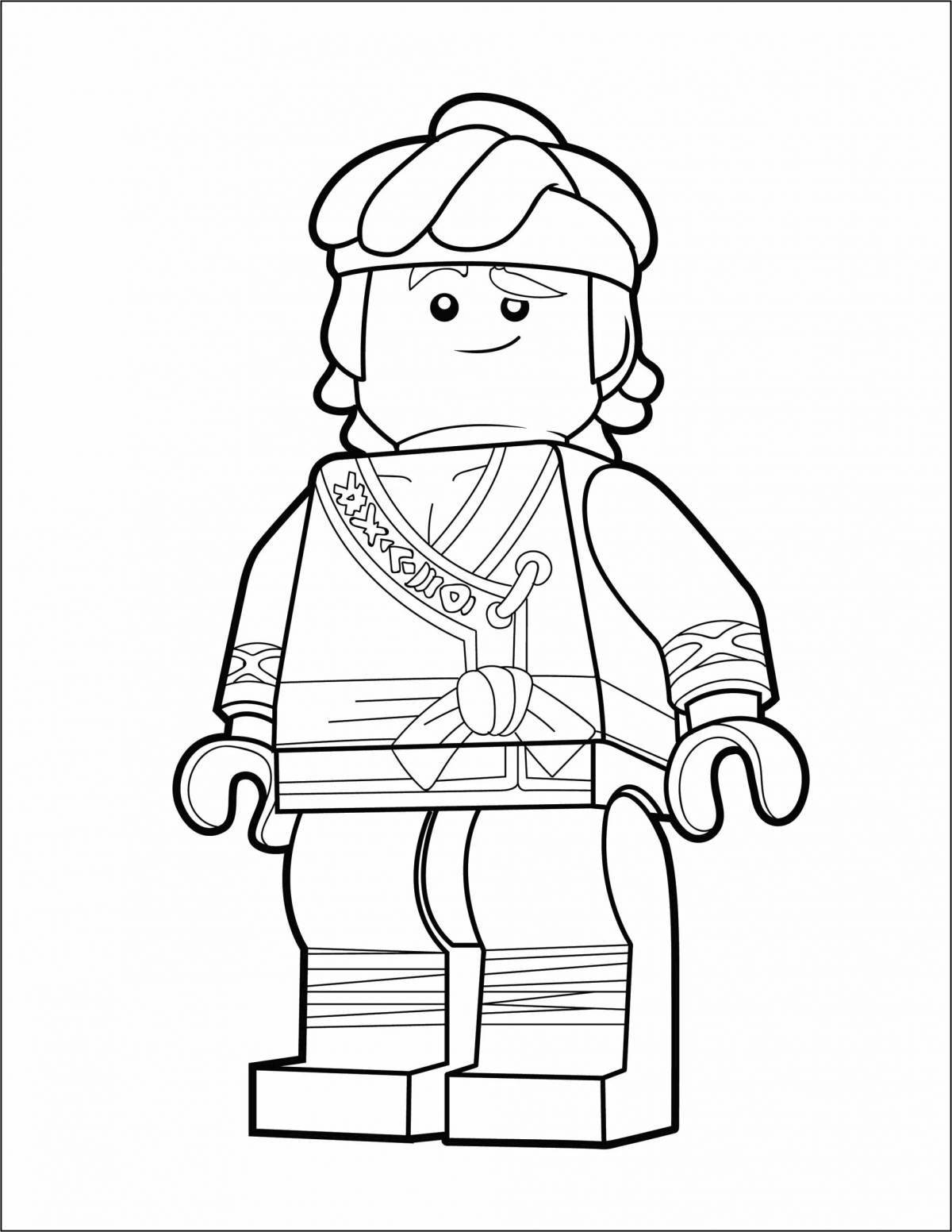 Раскраска Кай ZX распечатать - LEGO Ниндзяго