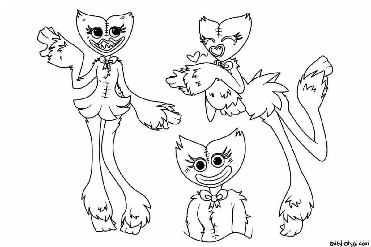 Fabulous kisi misi coloring book