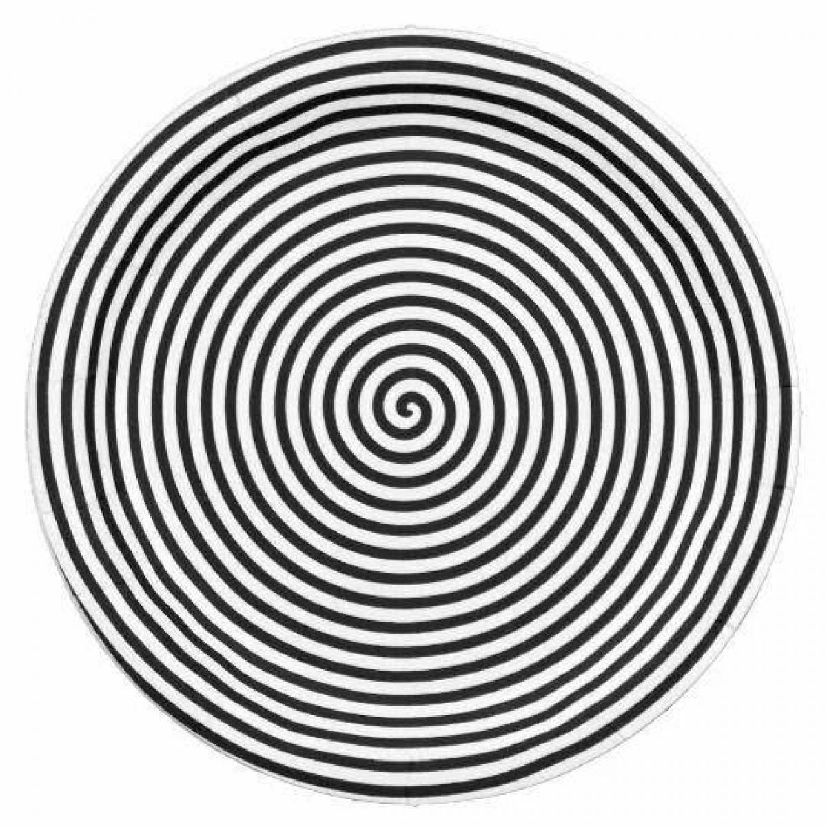 Awesome Coloring Hidden Spiral Pattern