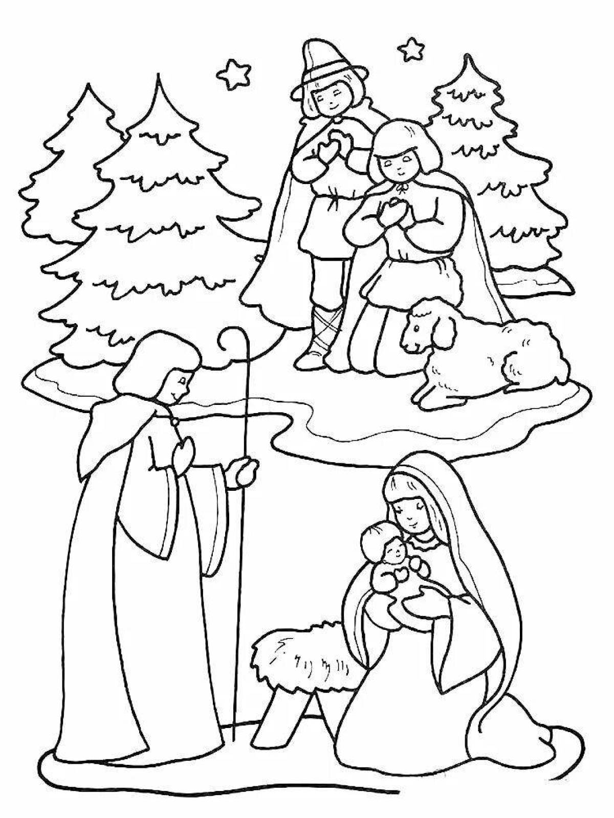 Large Christmas drawing