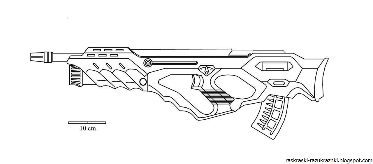 Photo Amazing weapon coloring page from standoff 2