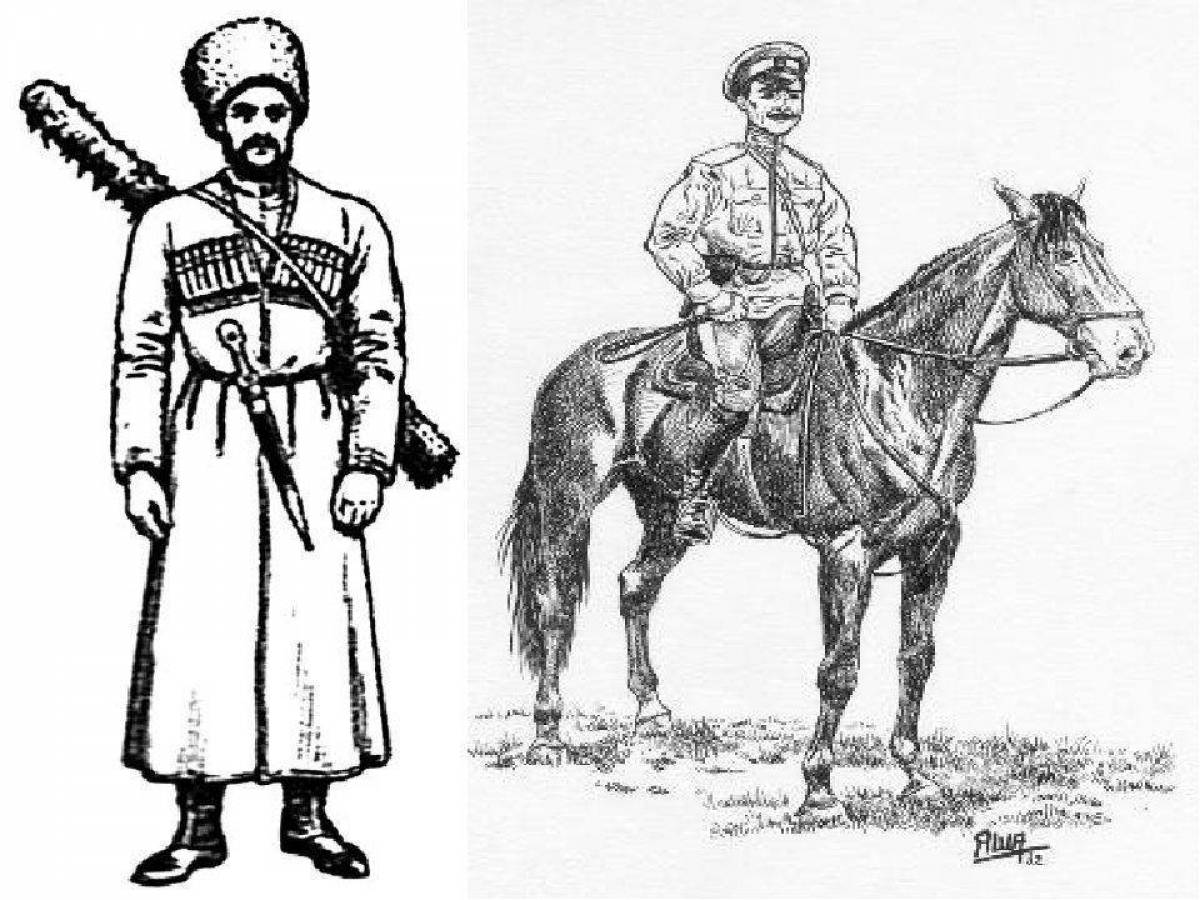 Majestic Cossacks in the Kuban