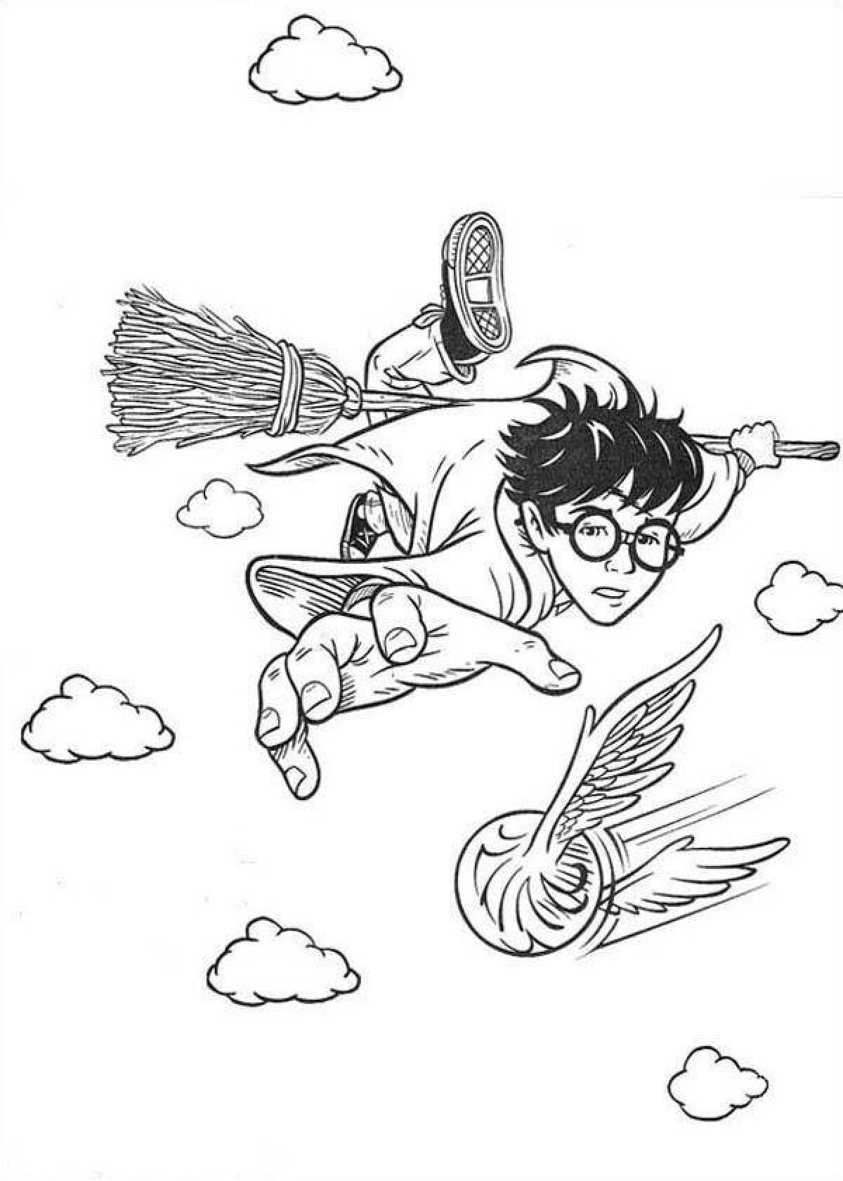 Harry potter girls creative coloring book