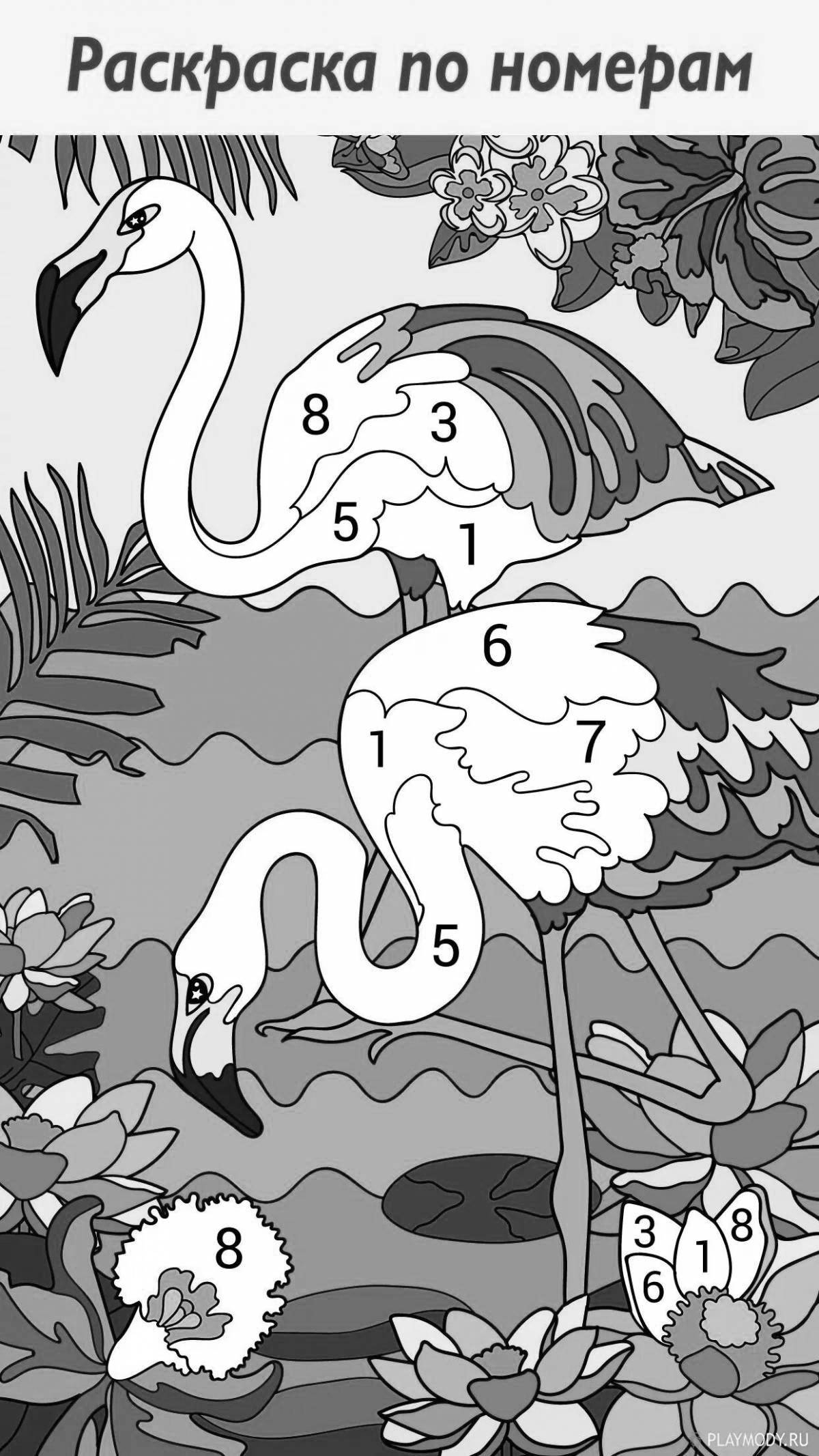 Яркая раскраска happy color на телефоне