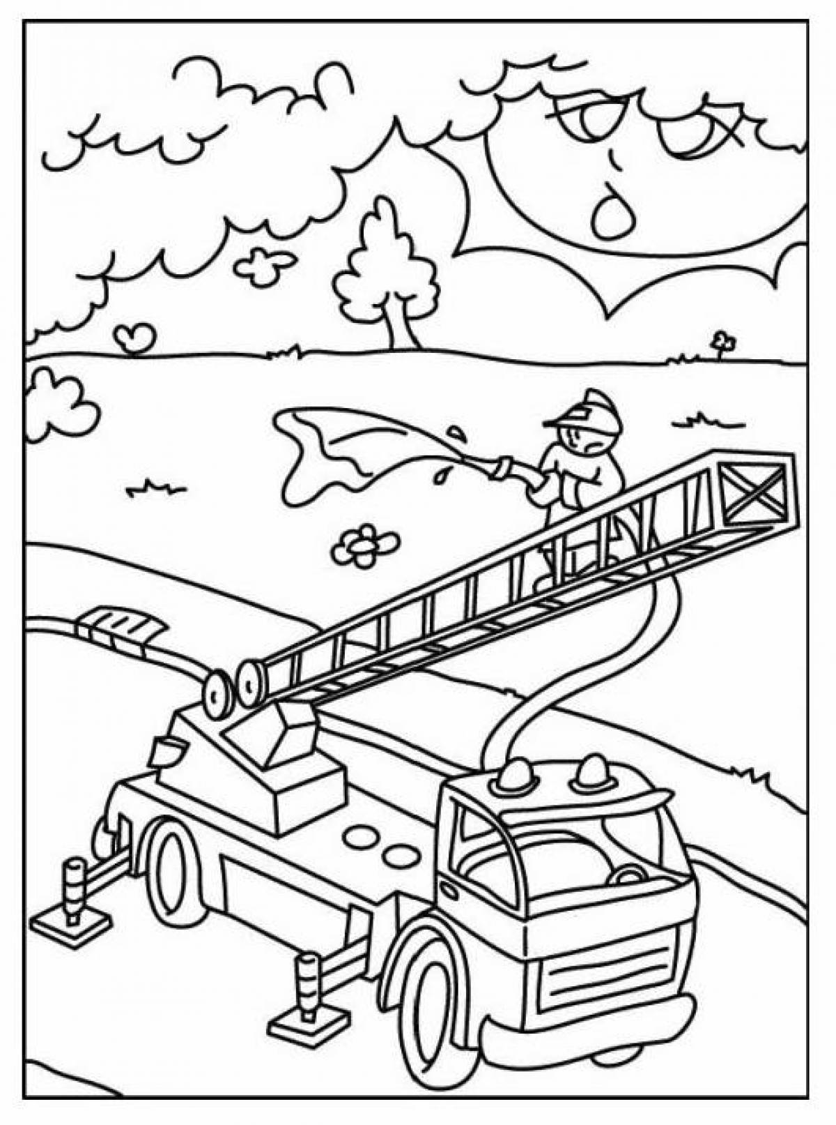 Firemen drawing