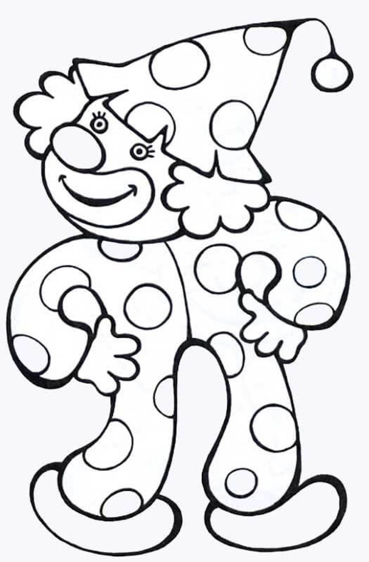 Раскраска клоун для детей 3 4 лет. Клоун раскраска. Клоун раскраска для детей. Клоун для раскрашивания детям. Раскраска весёлый клоун для детей.