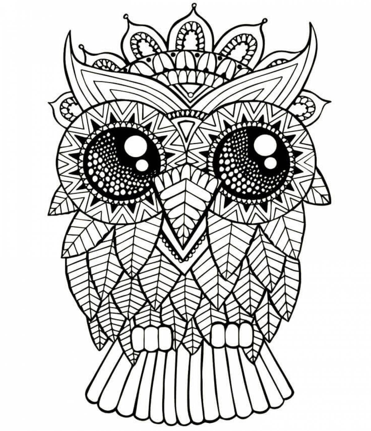 Photo Antistress owl with big eyes