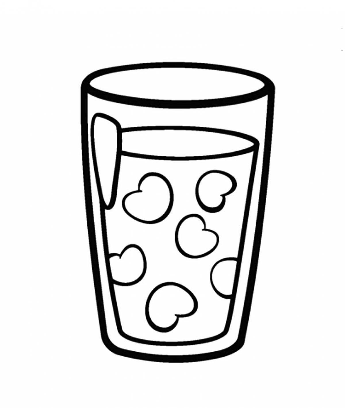Glass coloring page