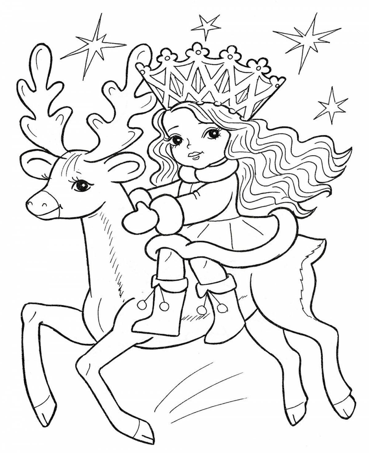 Princess on a horse