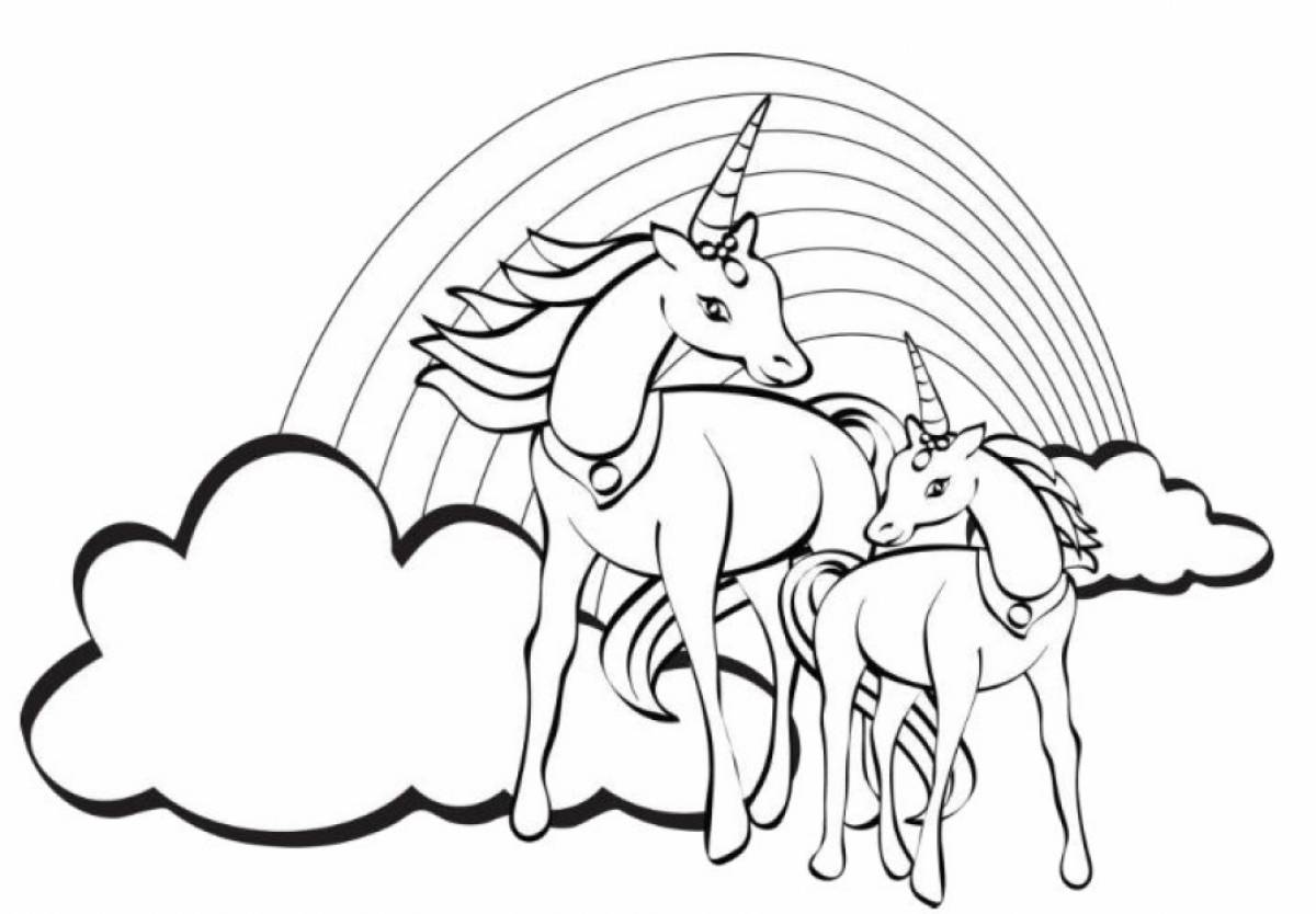 Unicorns in the clouds