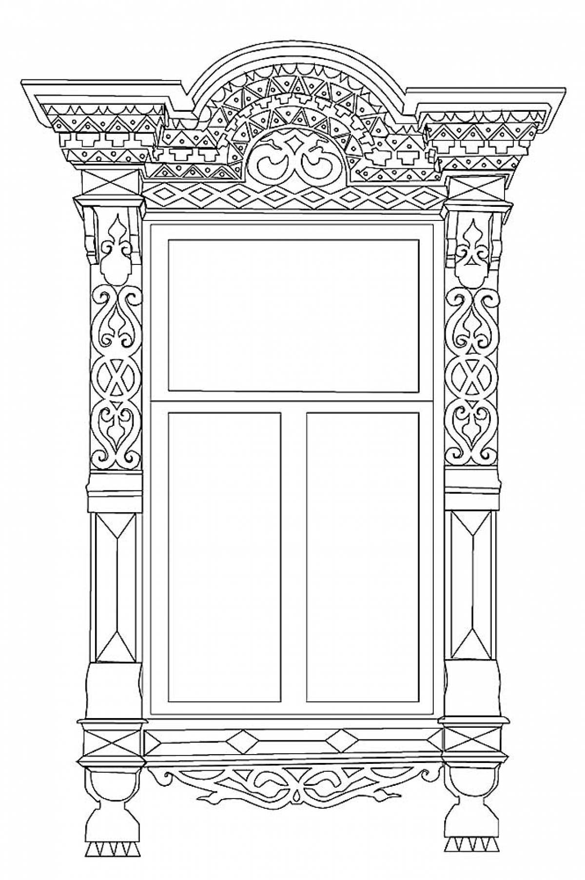 Carved window
