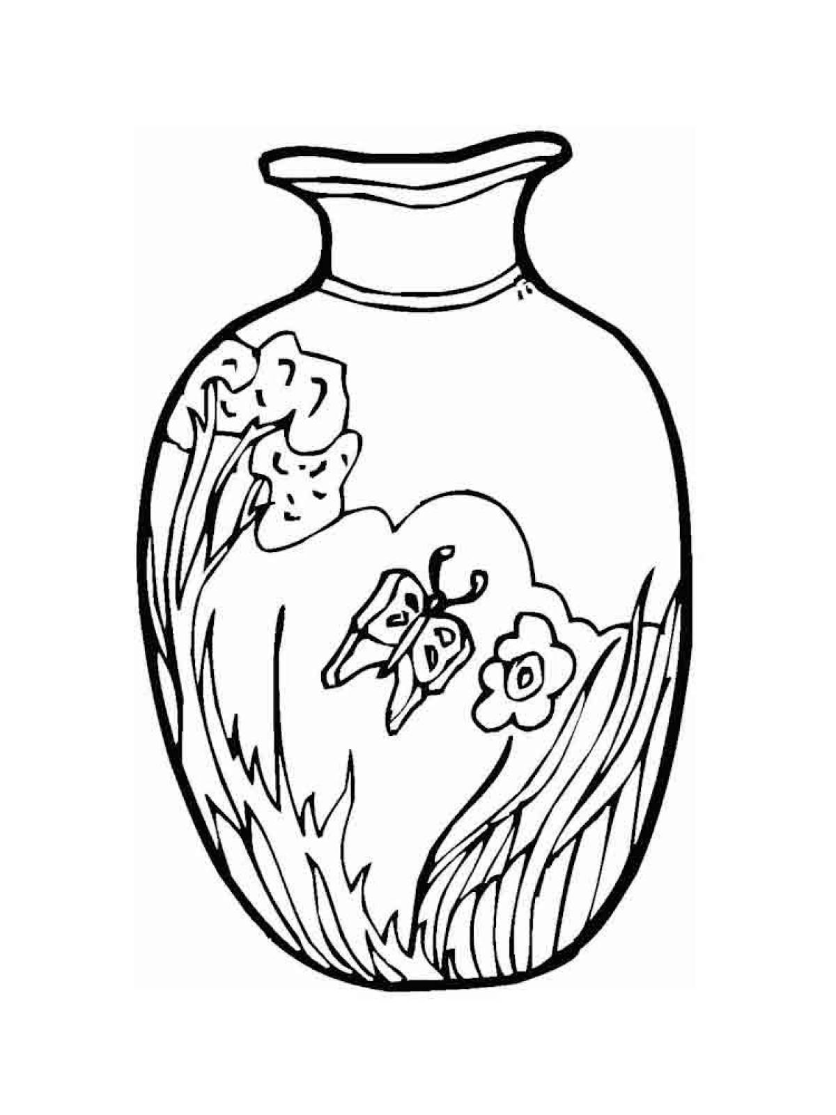 Vase with pattern