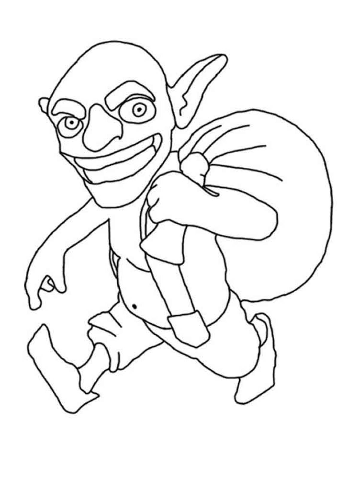 Photo Clash royale coloring page