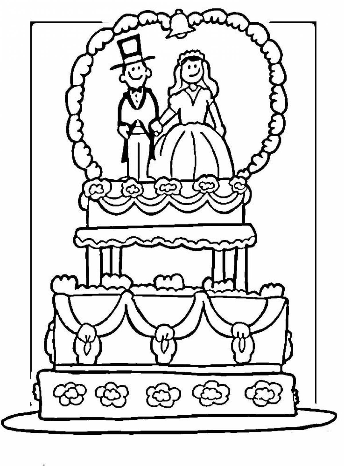 Photo A wedding cake