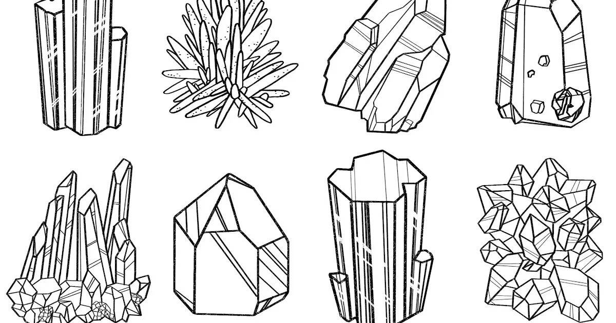 Нарисовать красивые камни. Раскраска Кристалл. Раскраска минералы. Камень раскраска. Рисование кристаллов.