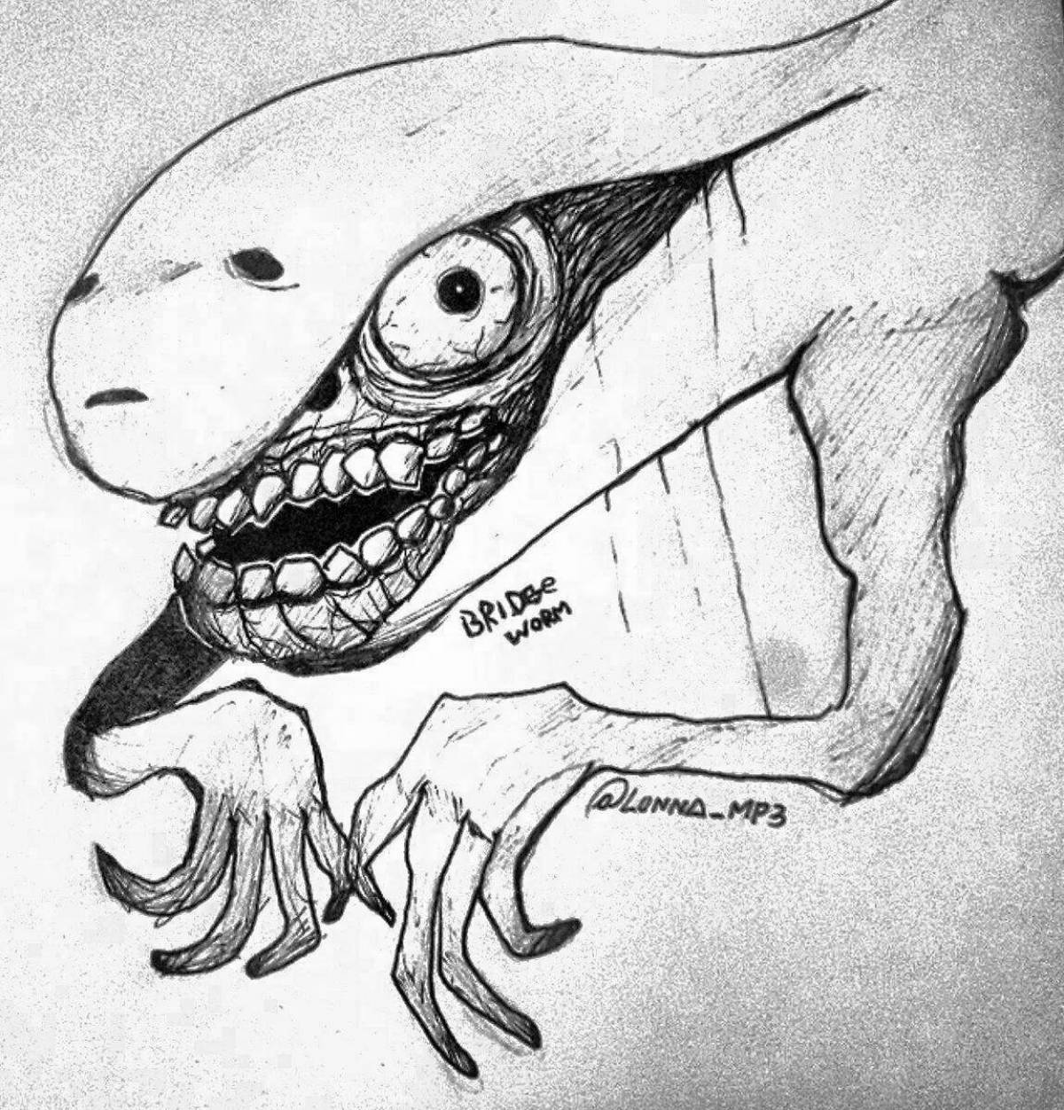 Как нарисовать монстров scp