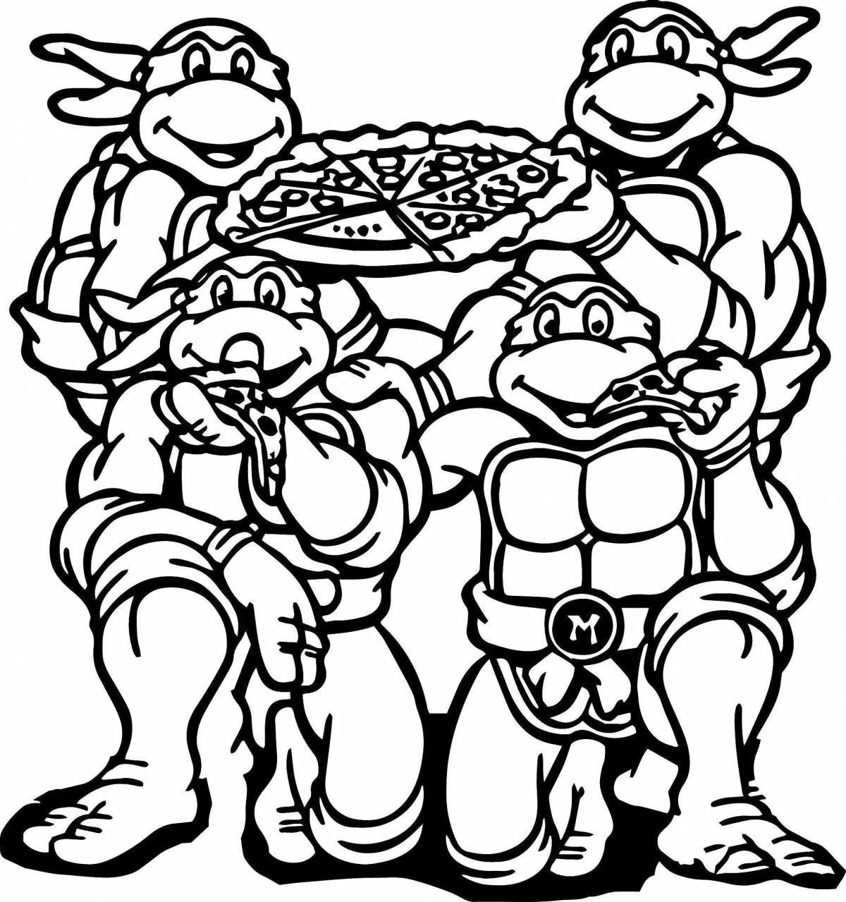 Teenage Mutant Ninja Turtles coloring book