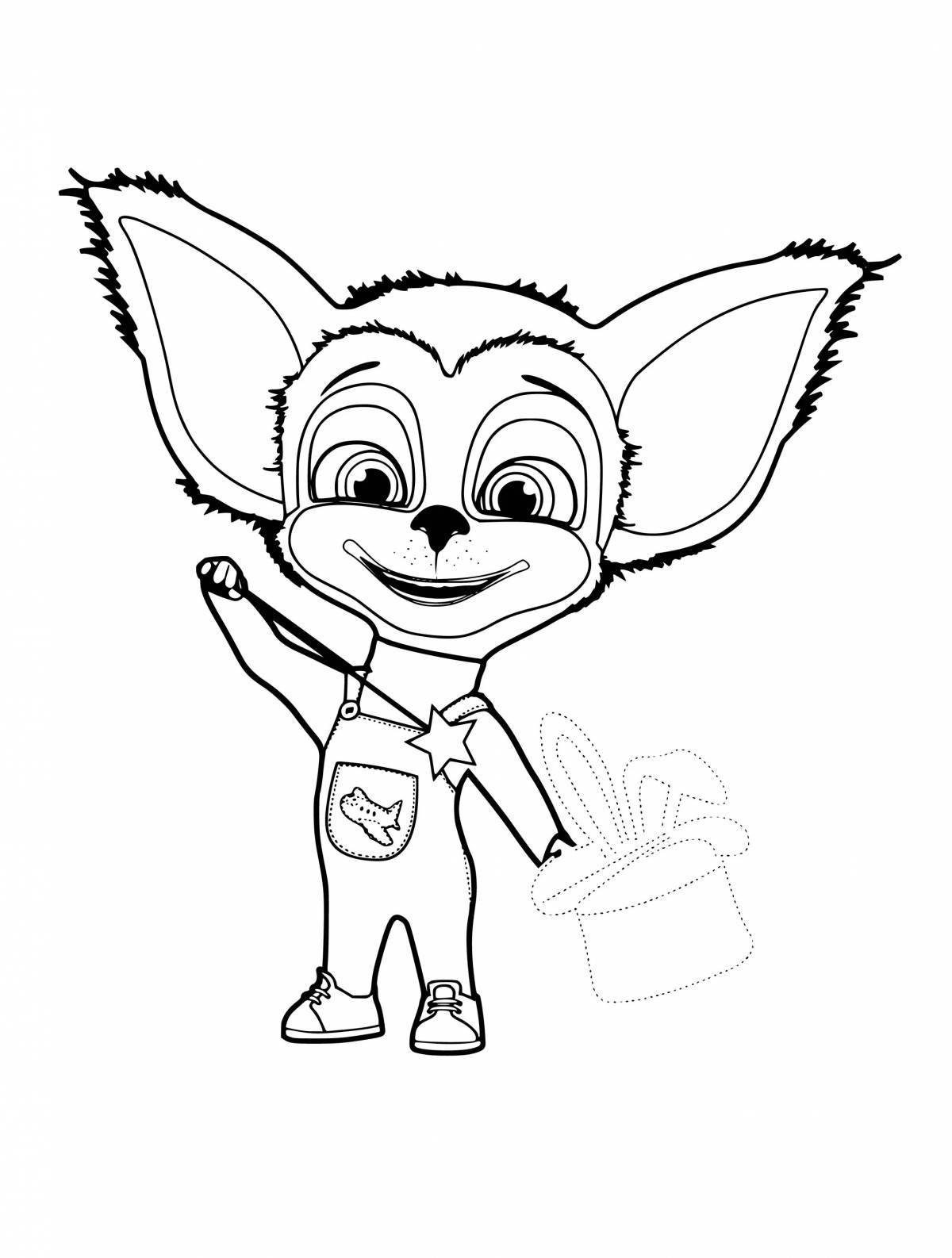 Creative barboskiny coloring book for children 5-6 years old