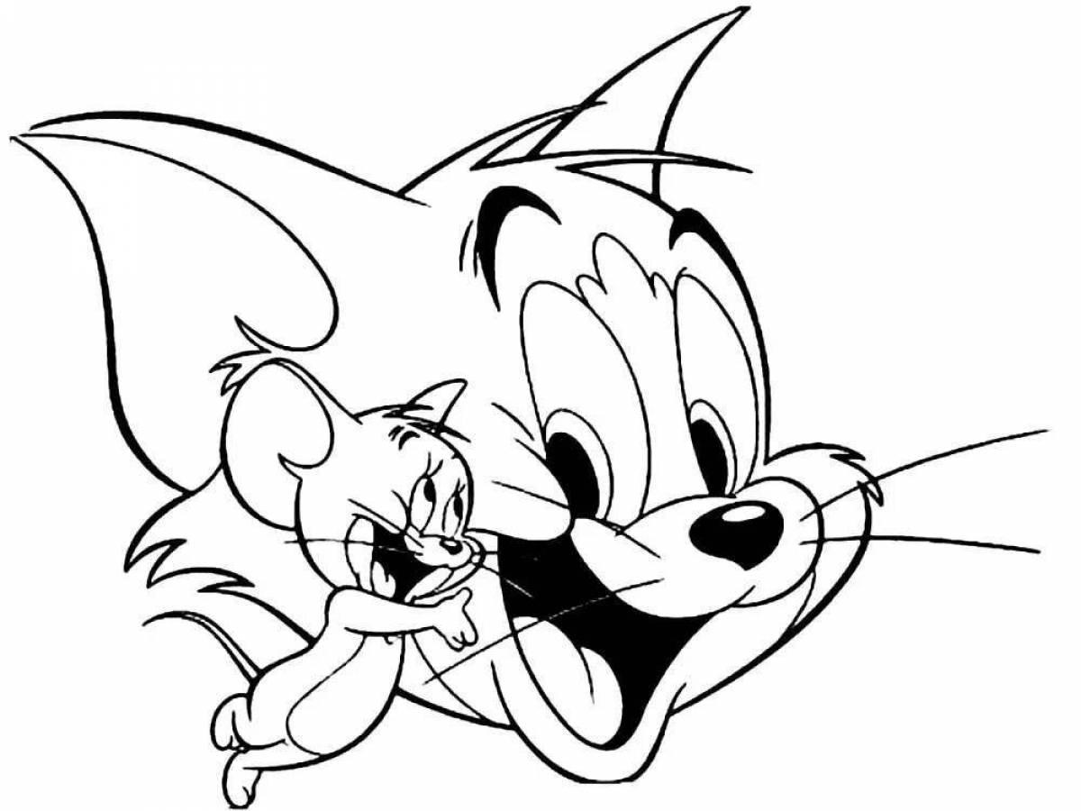 Fine tom and jerry coloring book