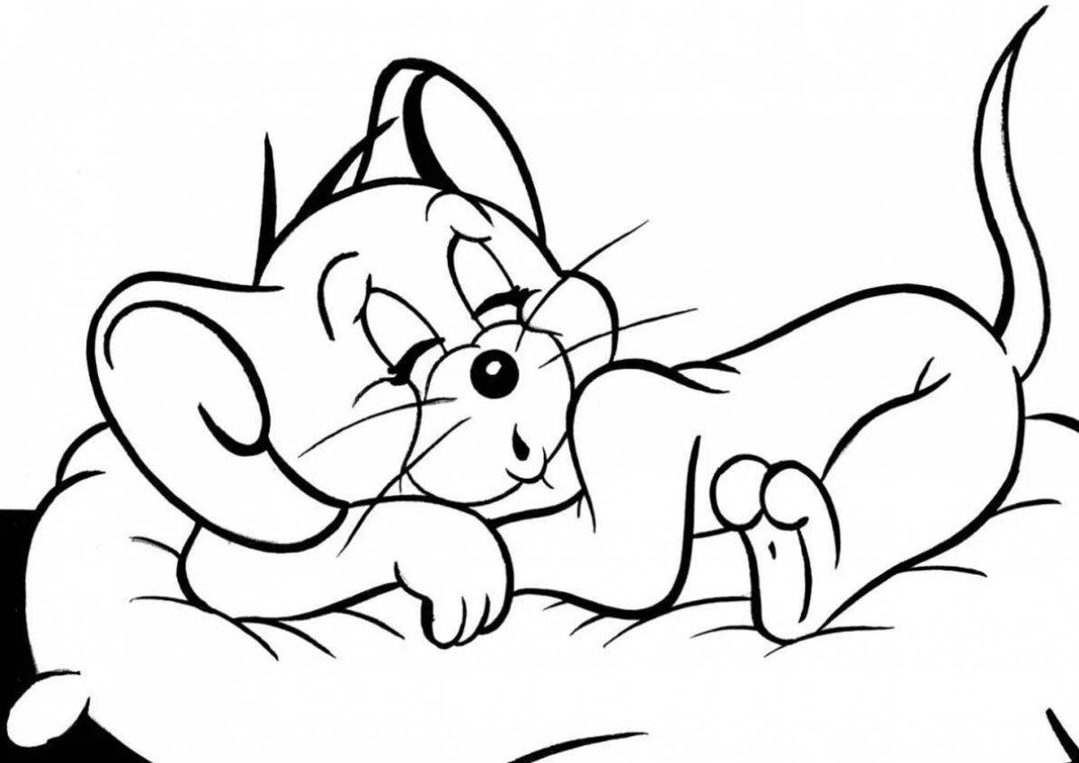 Tom and jerry funny coloring book