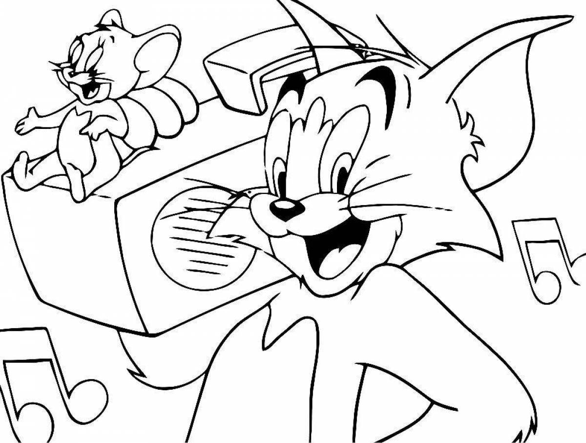 Creative tom and jerry coloring book