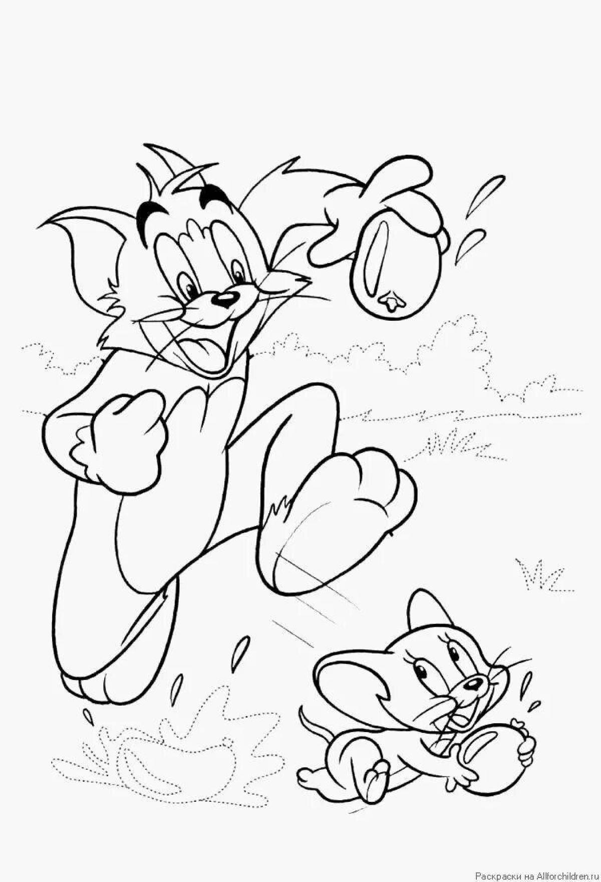 Coloring tom and jerry imaginative