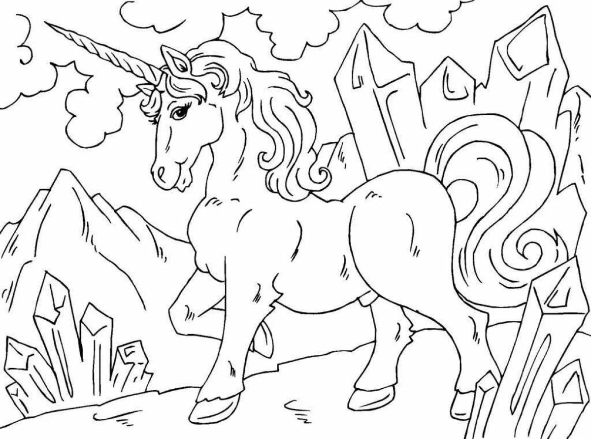 Lovely coloring page single