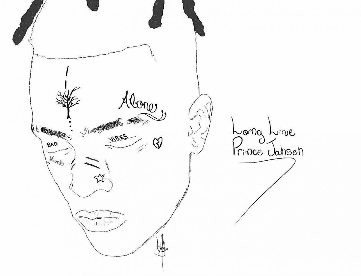 Xxtentacion coloring book