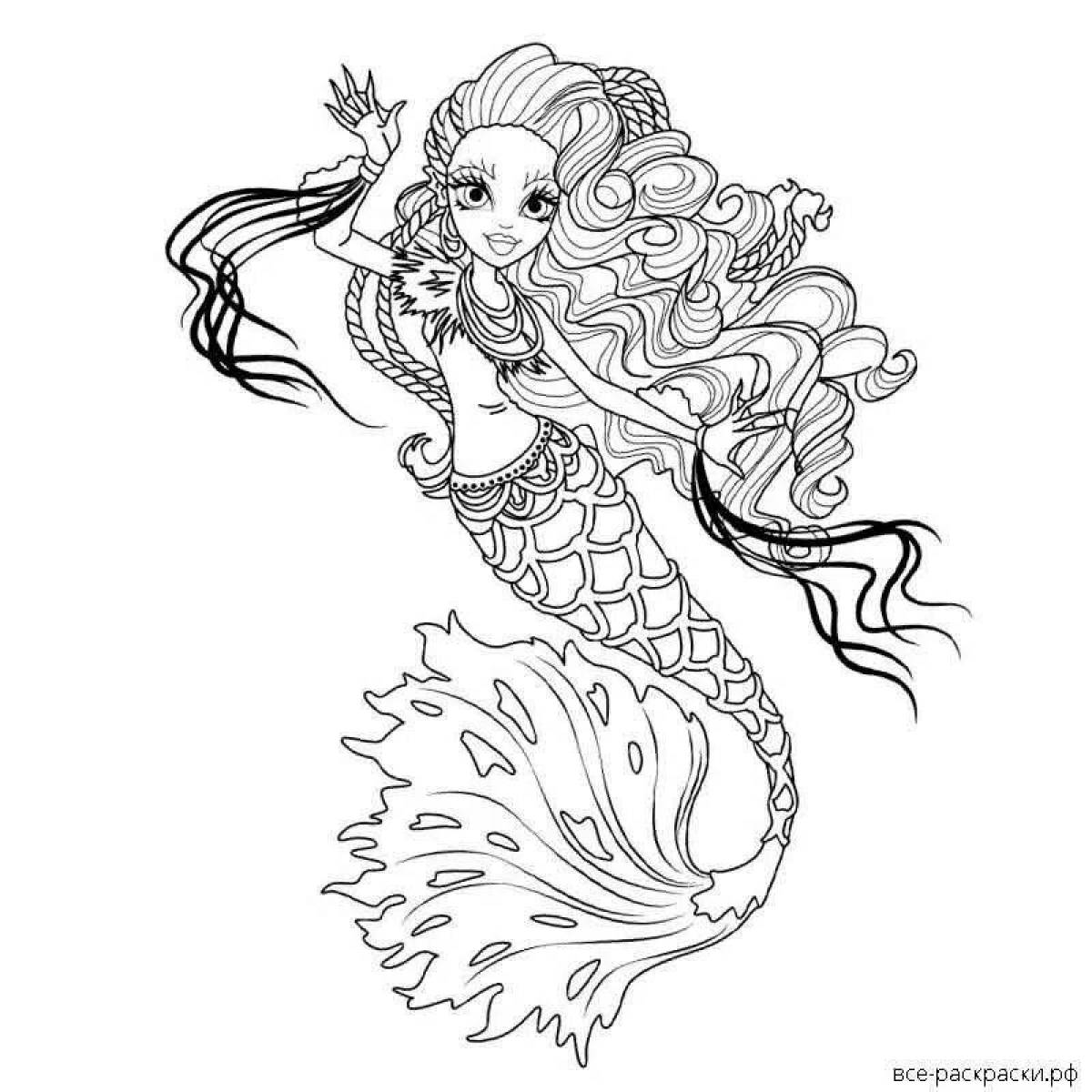 Great sirenhead coloring page