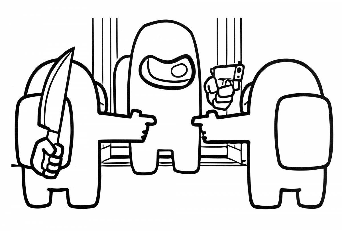 Cute rune coloring page