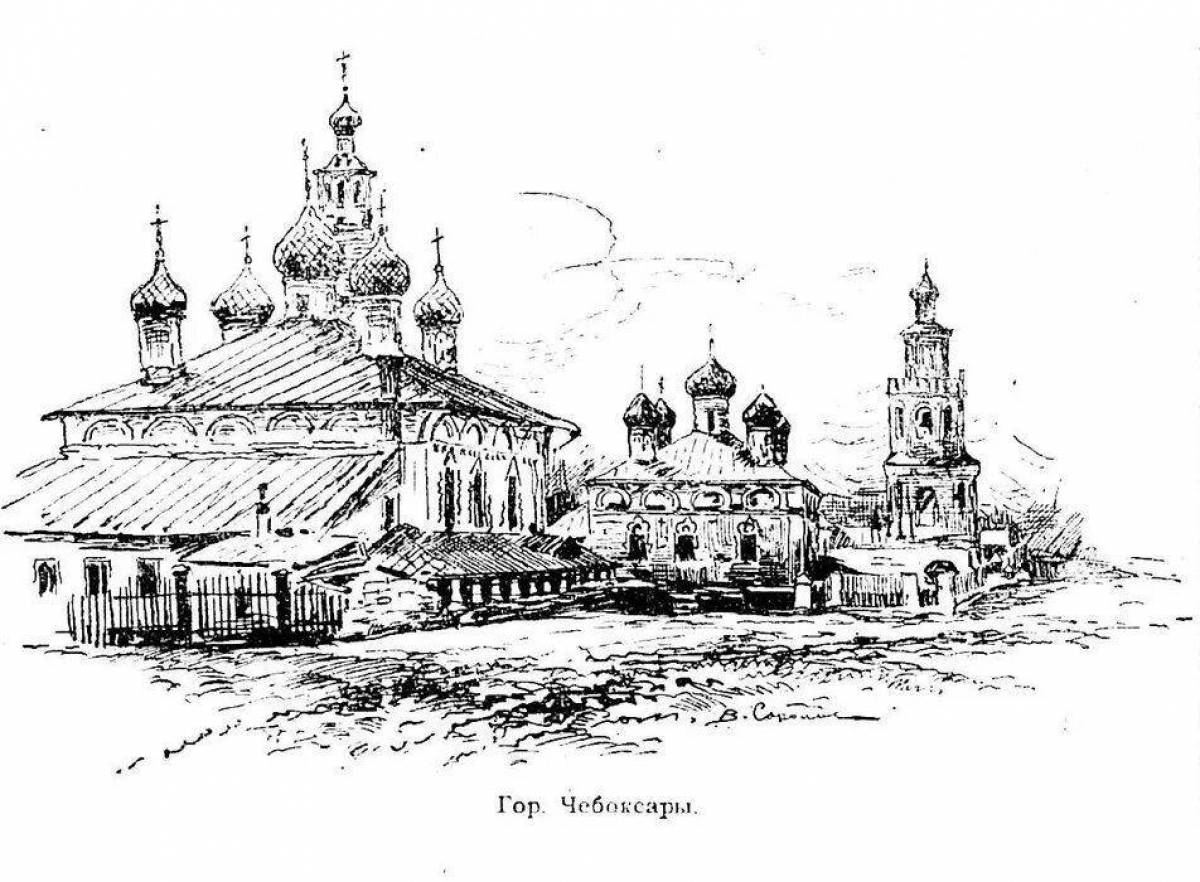 Gorgeous Cheboksary coloring pages