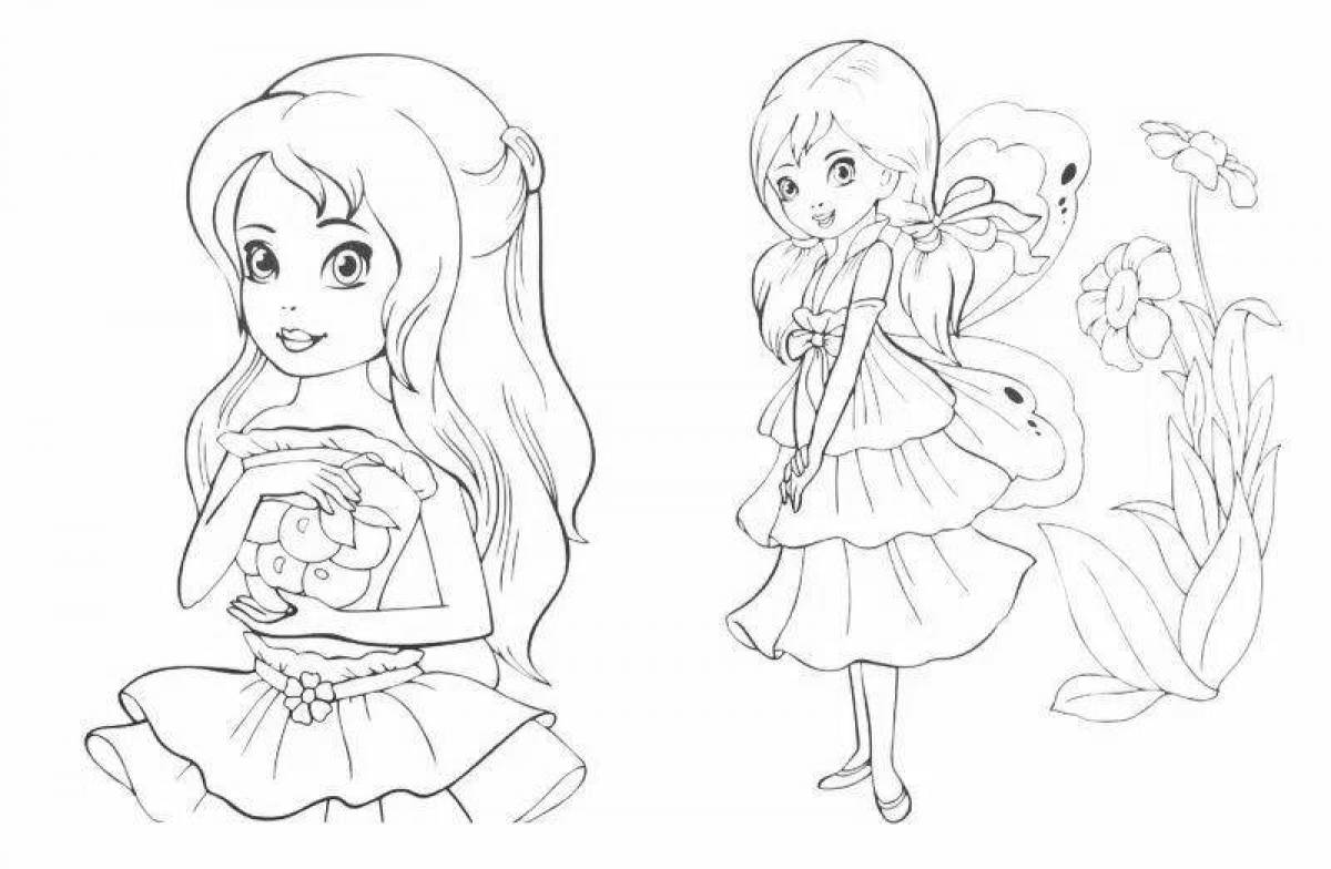 Nezuk cute coloring book