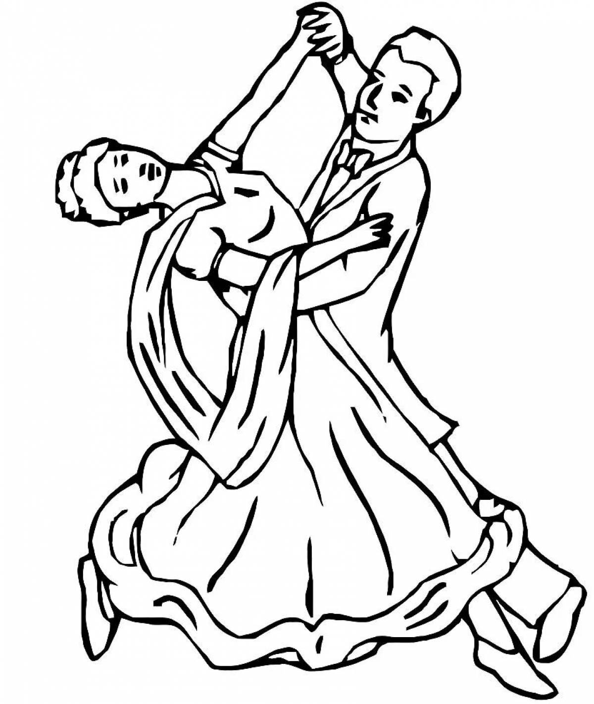 Раскраска пронзительный вальс