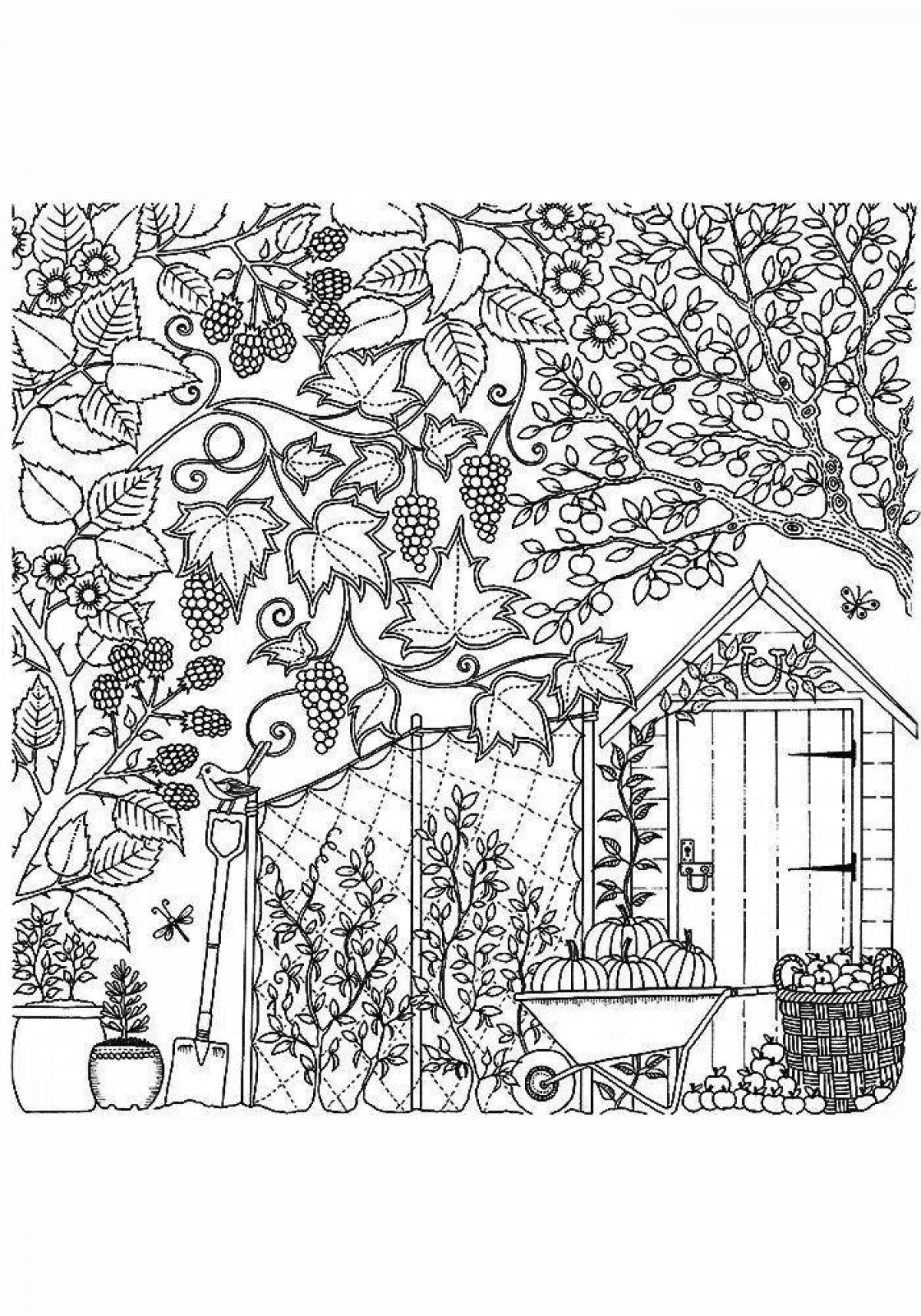 Colouring amazing mansion