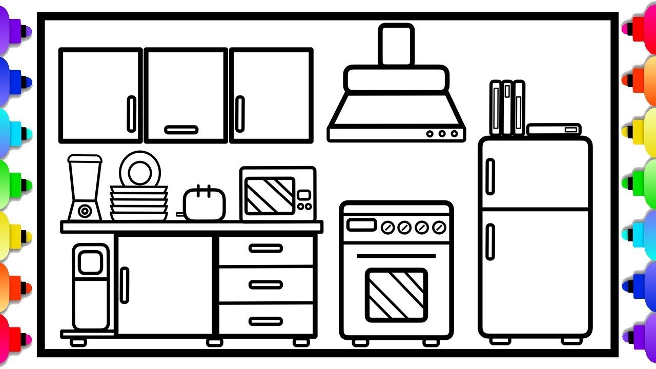 Tokoboko furniture coloring book