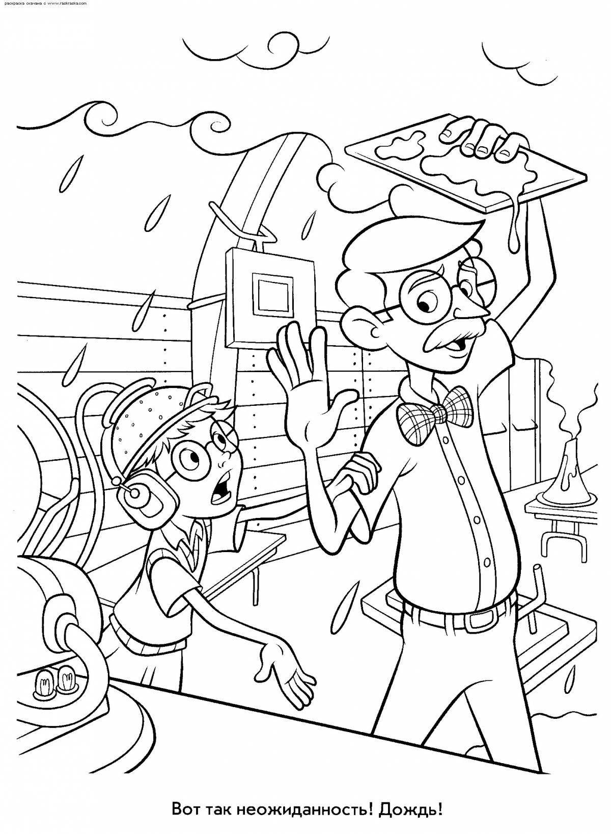 Nick inventor coloring book