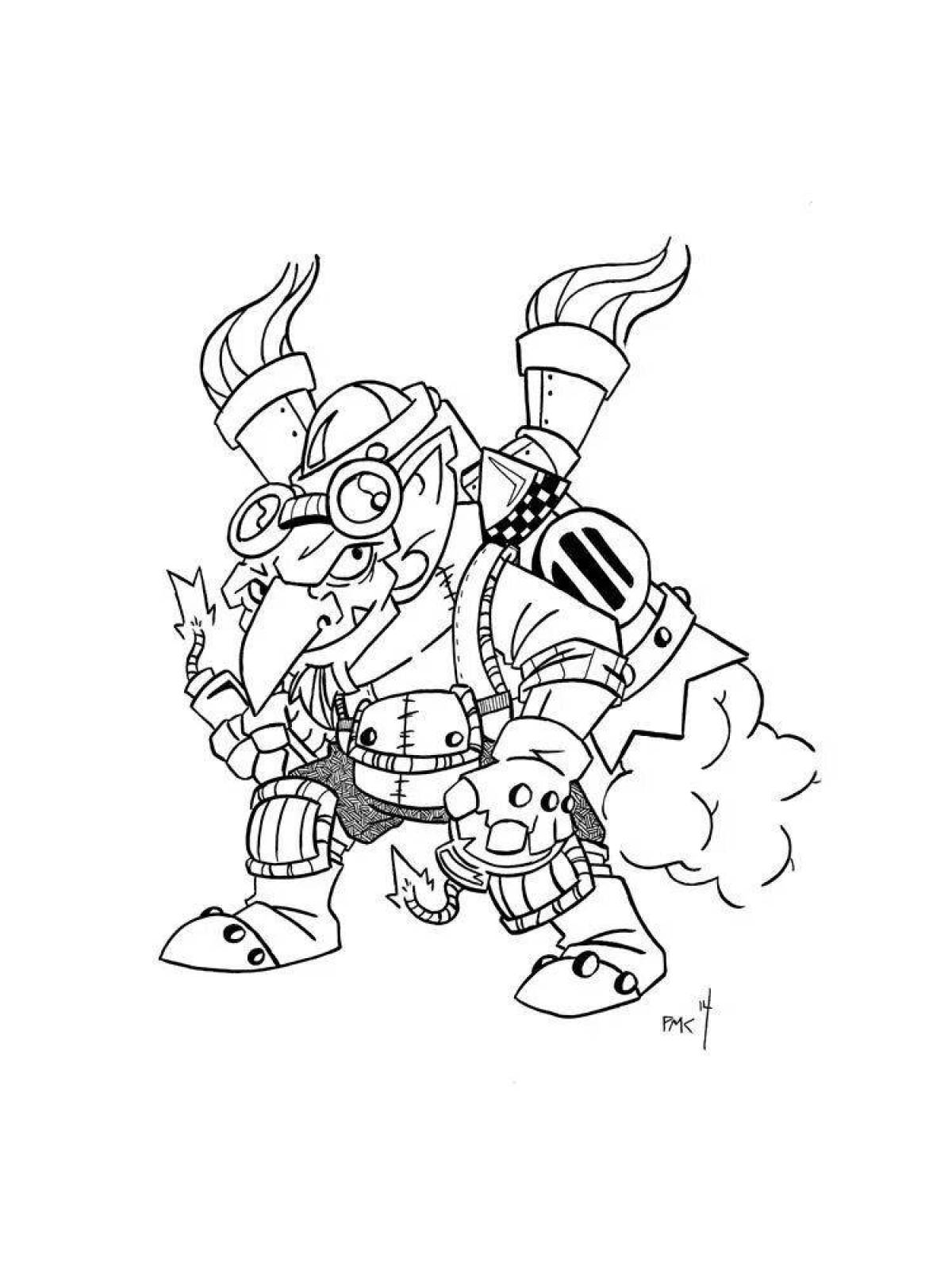 Живая раскраска мир