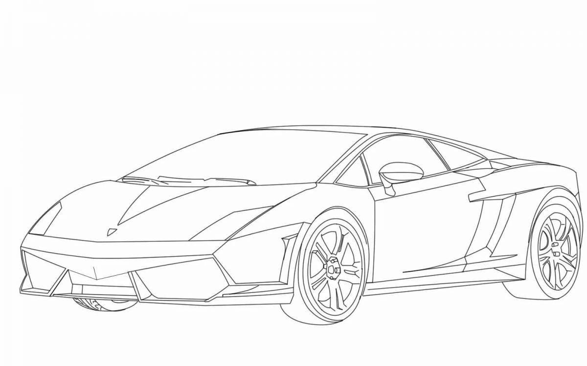 Great coloring lamborghini hurricane