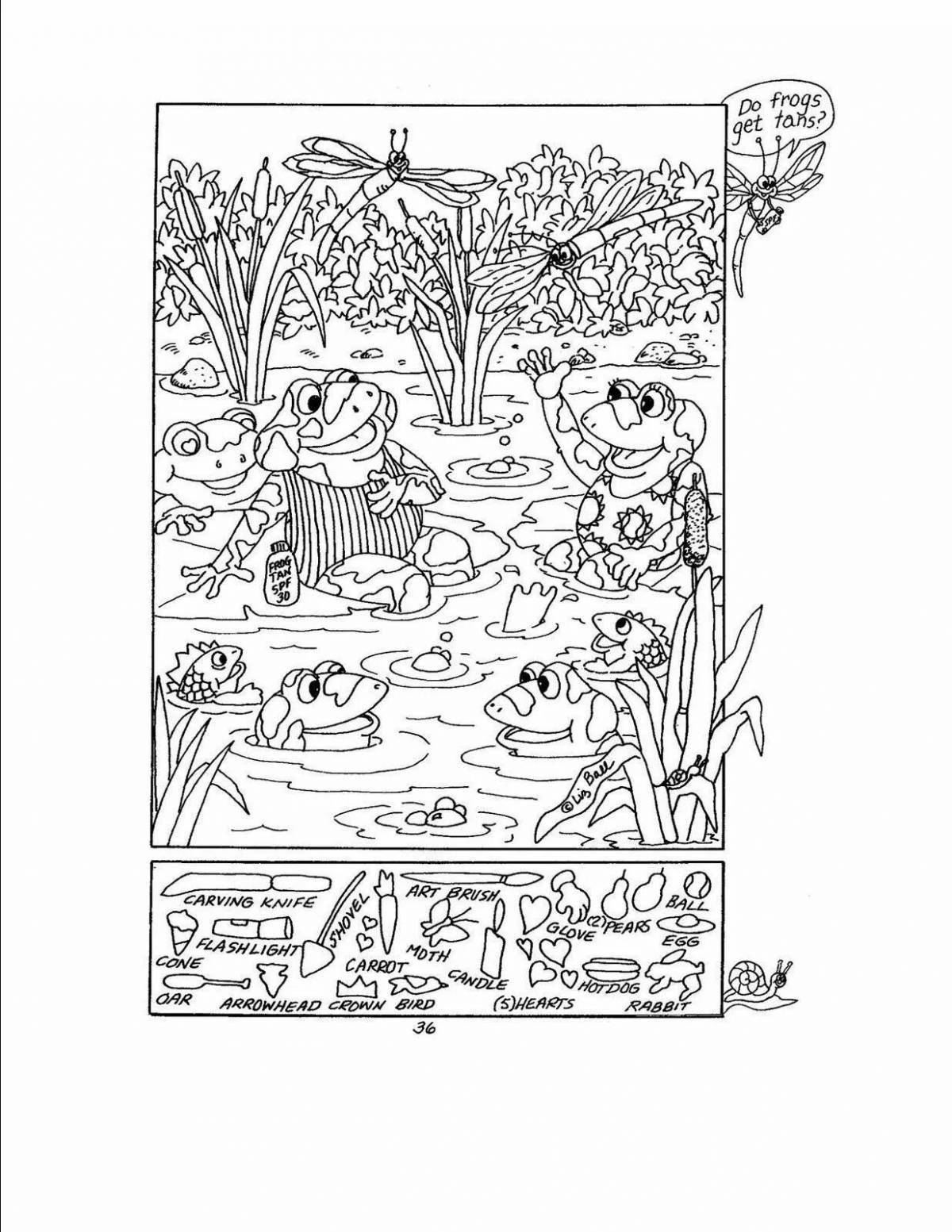 Exotic coloring hidden worlds