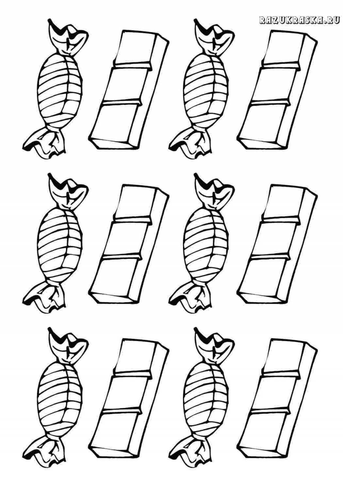 Раскраска шоколадка. Шоколад раскраска. Раскраска шоколадные конфеты. Шоколадка раскраска для детей.