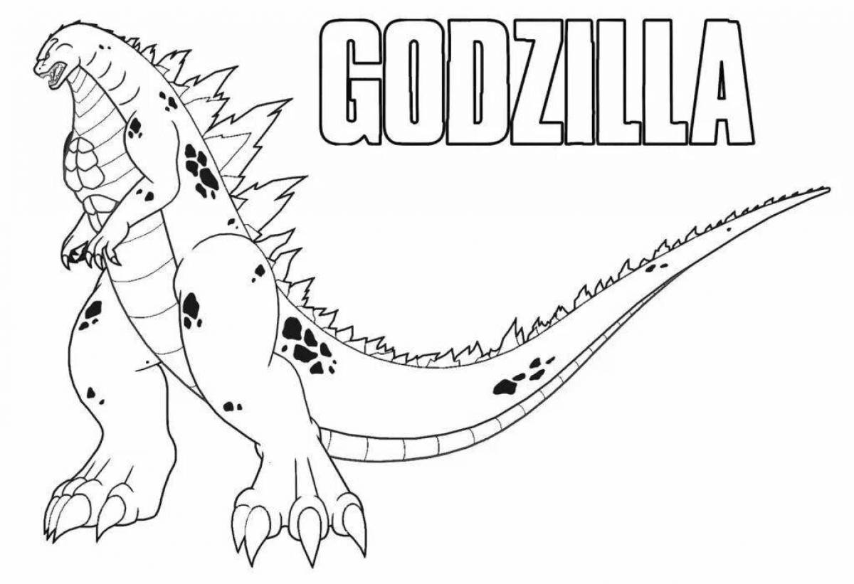 Grand Mega Godzilla Coloring Page