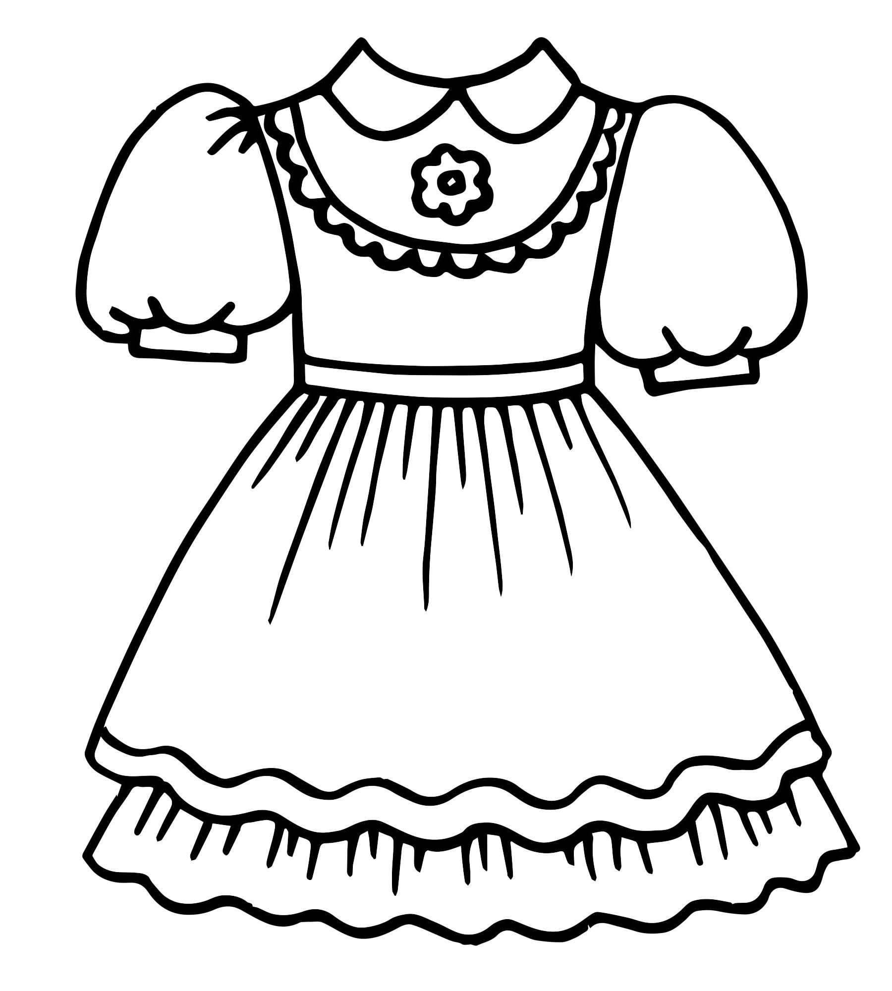 Набор «Бумажная кукла и платья-раскраски»