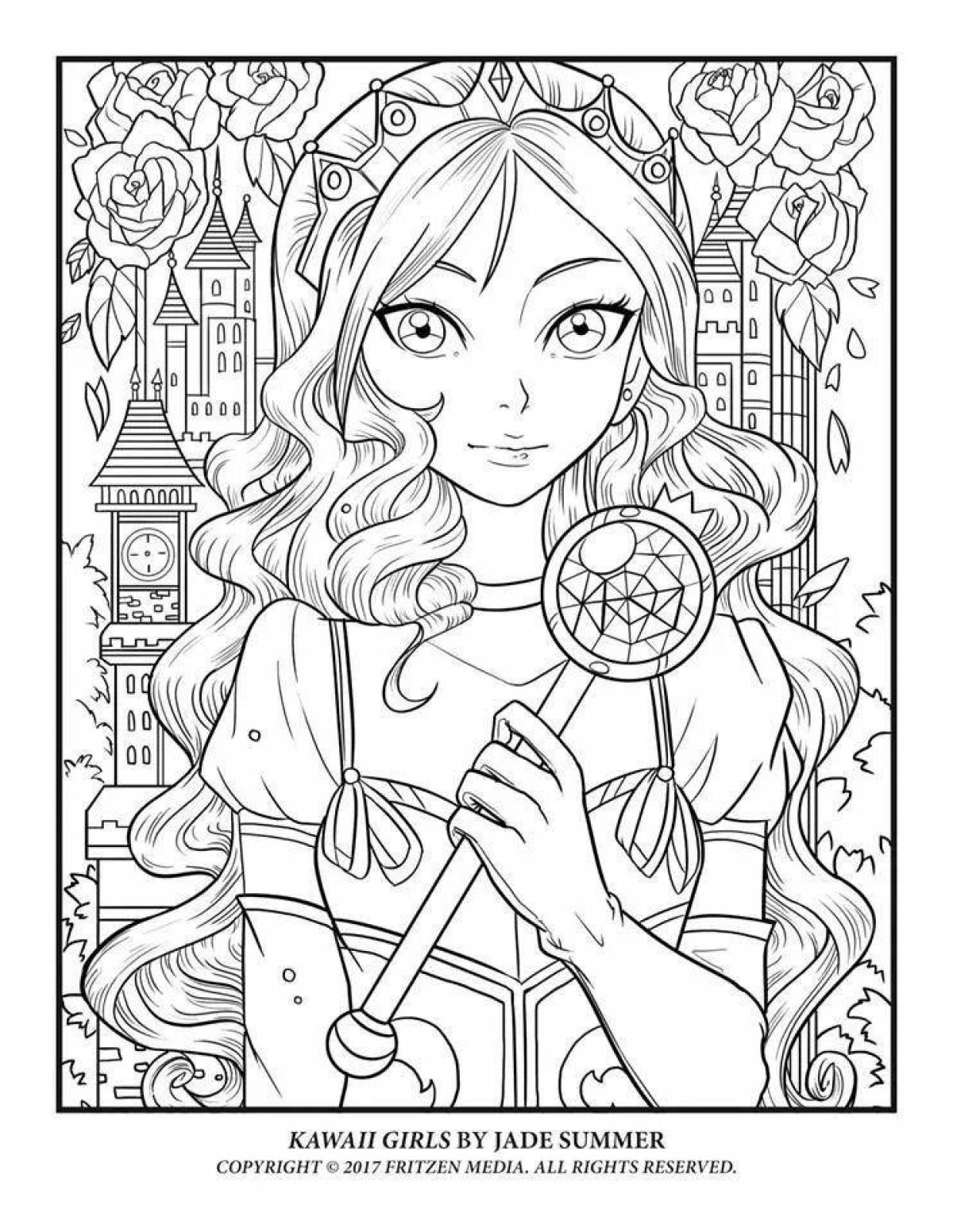 Coloring-imagination coloring page
